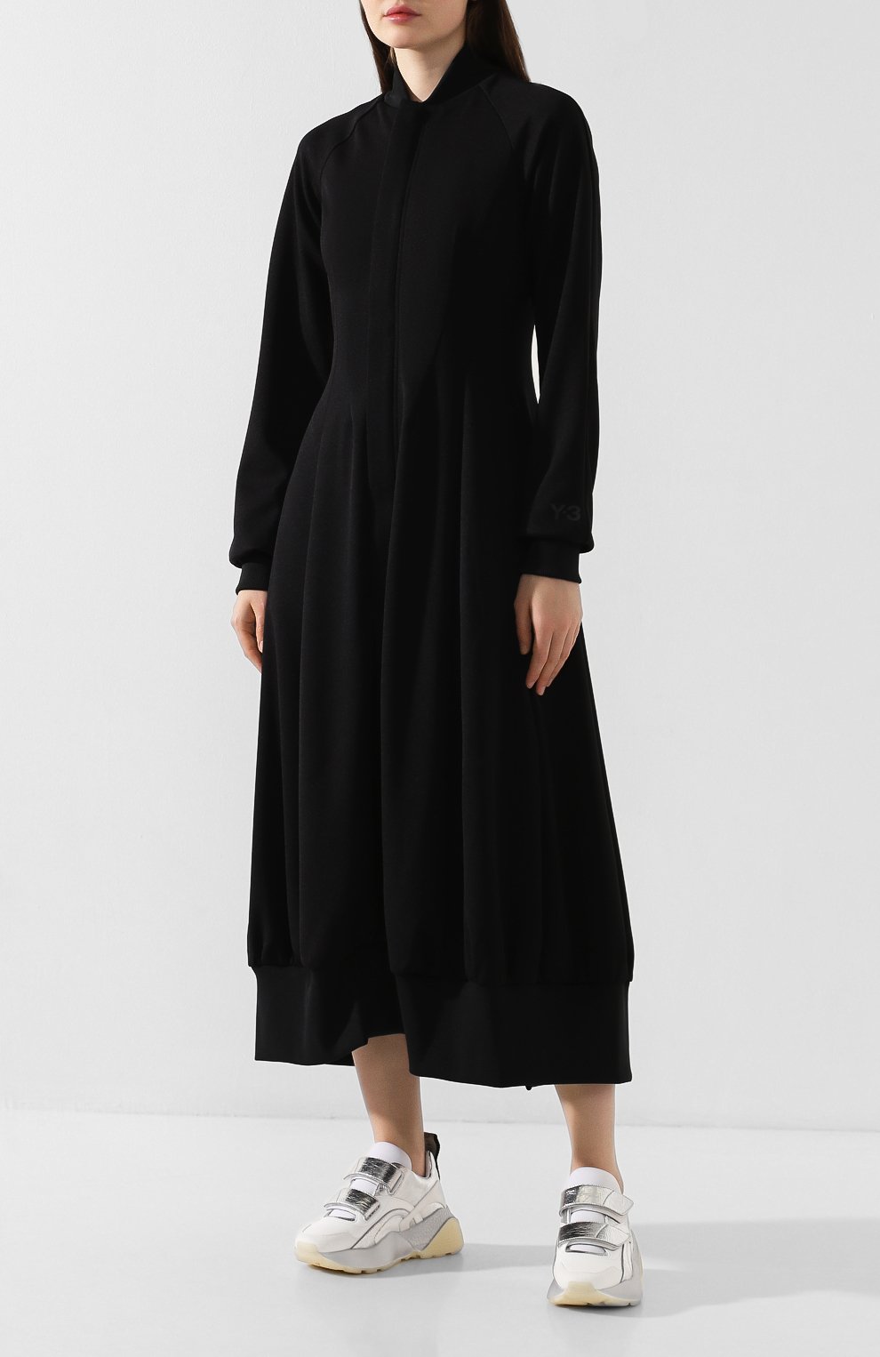 Платье Y-3 черного цвета по цене 28750 руб., арт. FJ0287/W, фото 3 Платье Y-3, арт. FJ0287/W, фото 3