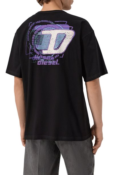 Хлопковая футболка DIESEL, арт. A16649/0QIAM, фото 4
