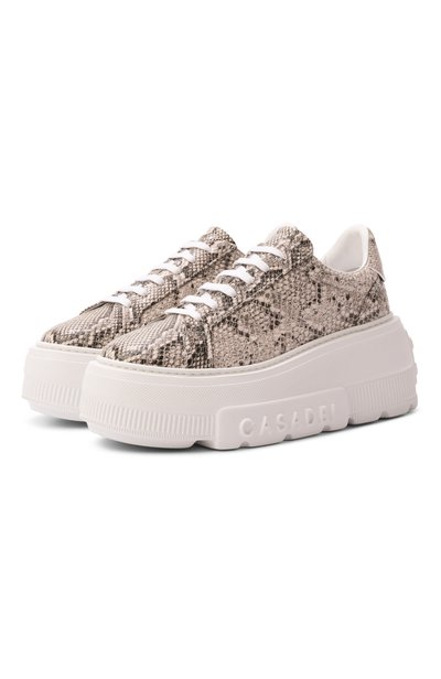 Женские кожаные кеды nexus CASADEI, арт. 2X894U0701/BASIL