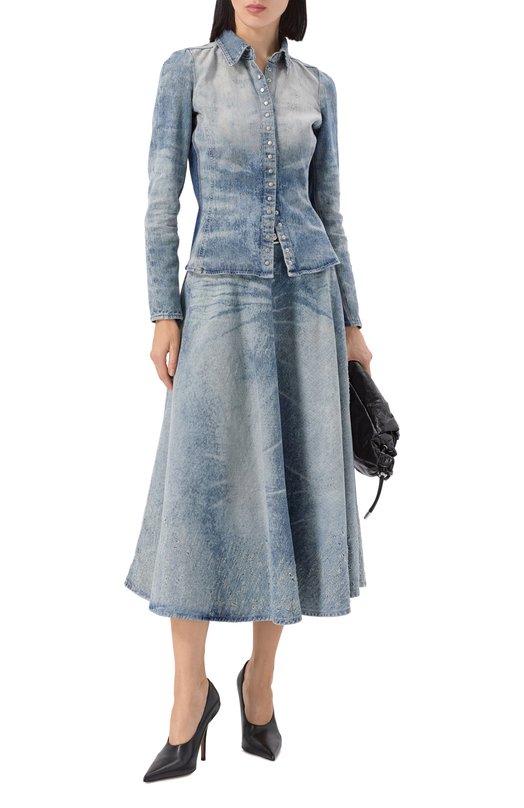 Джинсовая рубашка De-Masly Diesel A21284/068TY Голубой  A21284/068TY Фото 2