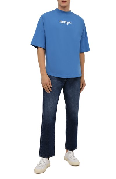 Хлопковая футболка PALM ANGELS, арт. PMAA002F21JER0054501, фото 2