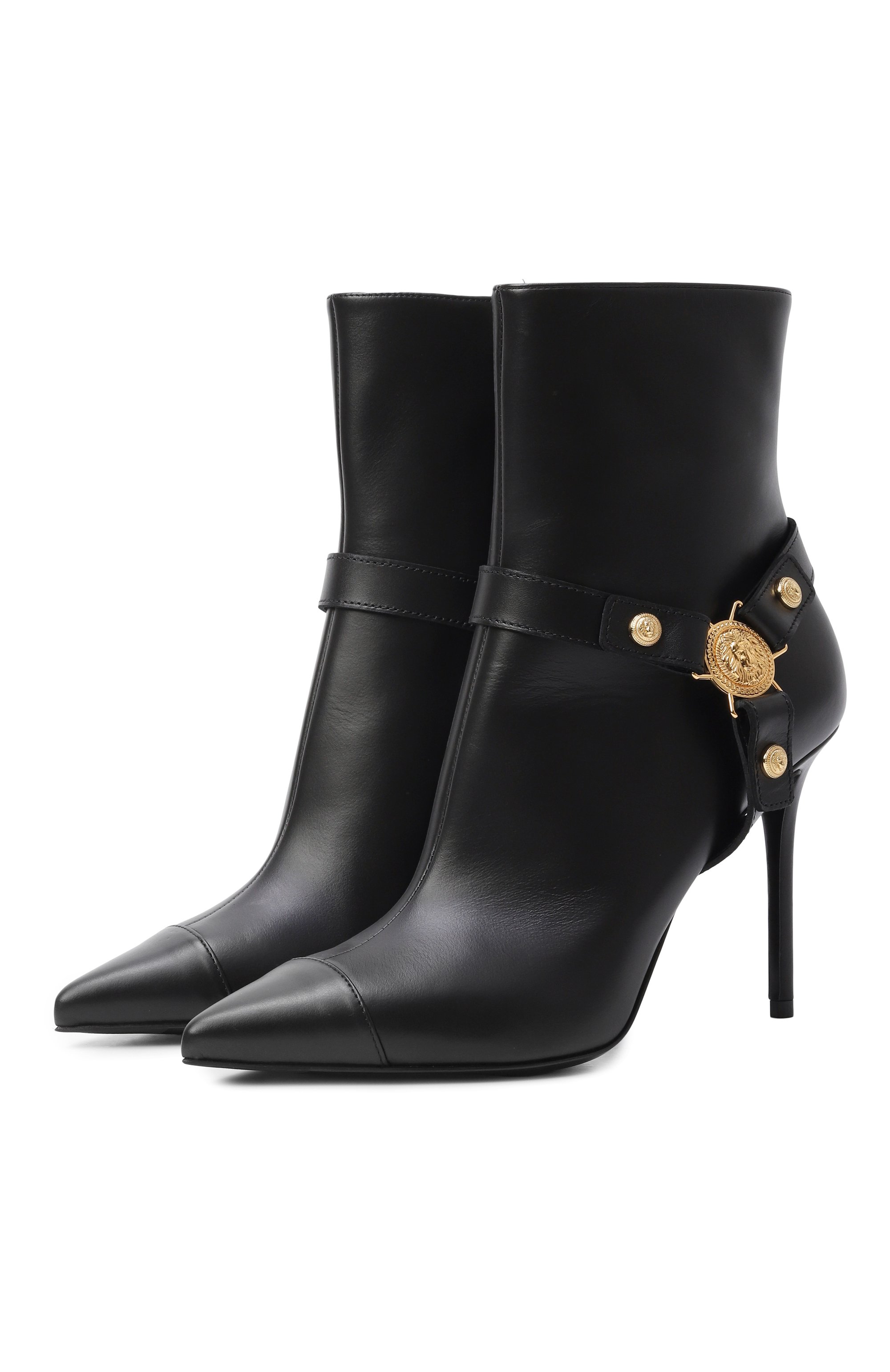 Кожаные ботильоны eva BALMAIN, арт. FN0TE012/LVIT, фото 1