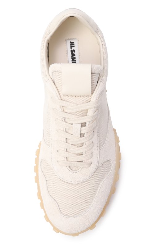Комбинированные кроссовки Moon Jil Sander J32WS0056/P6456 Кремовый  J32WS0056/P6456 Фото 6