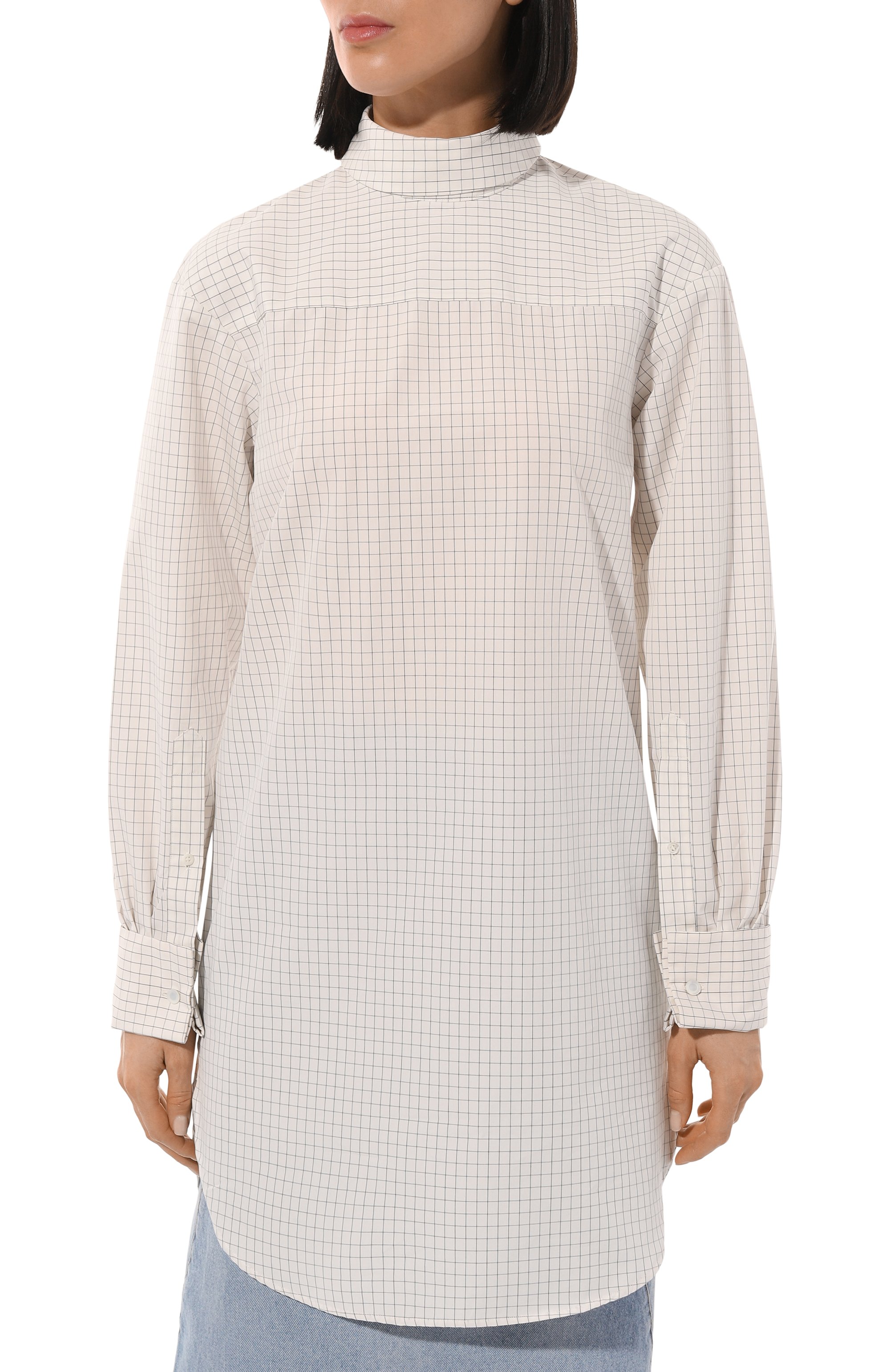 Хлопковая блузка DRIES VAN NOTEN, арт. 242-010702-9247, фото 3