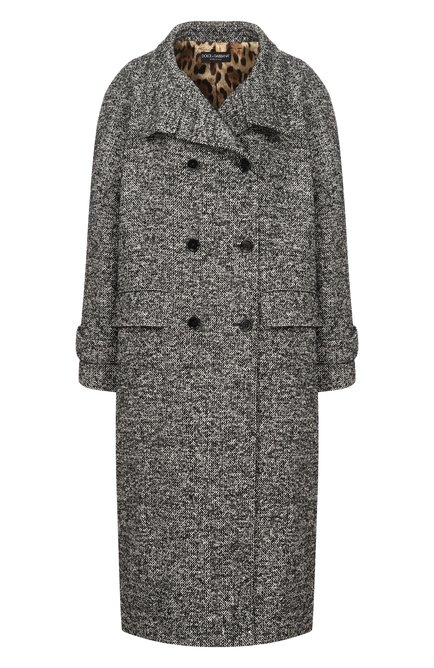 Женское пальто из шерсти и шелка DOLCE & GABBANA, арт. F0W6VT/FMZAK