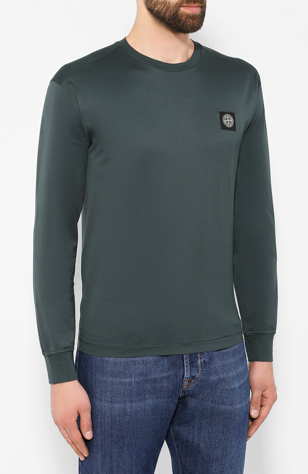 Хлопковый лонгслив STONE ISLAND, арт. 711522713, фото 3