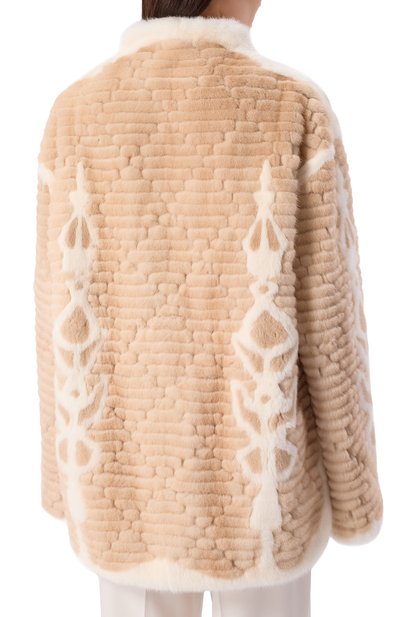 Шуба из норки AKHMADULLINA, арт. 1225.0FC608/FM130, фото 4