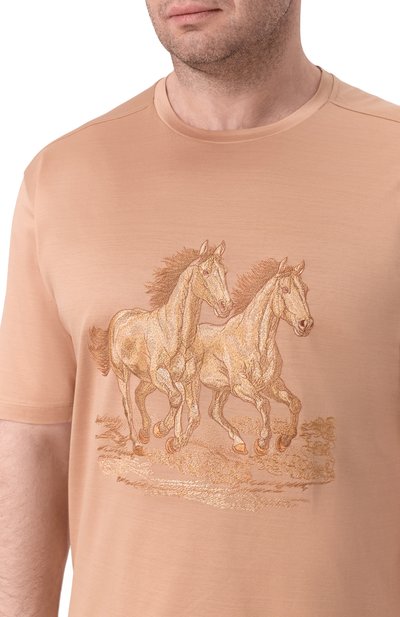 Хлопковая футболка STEFANO RICCI, арт. MNH6205360/TE001, фото 5