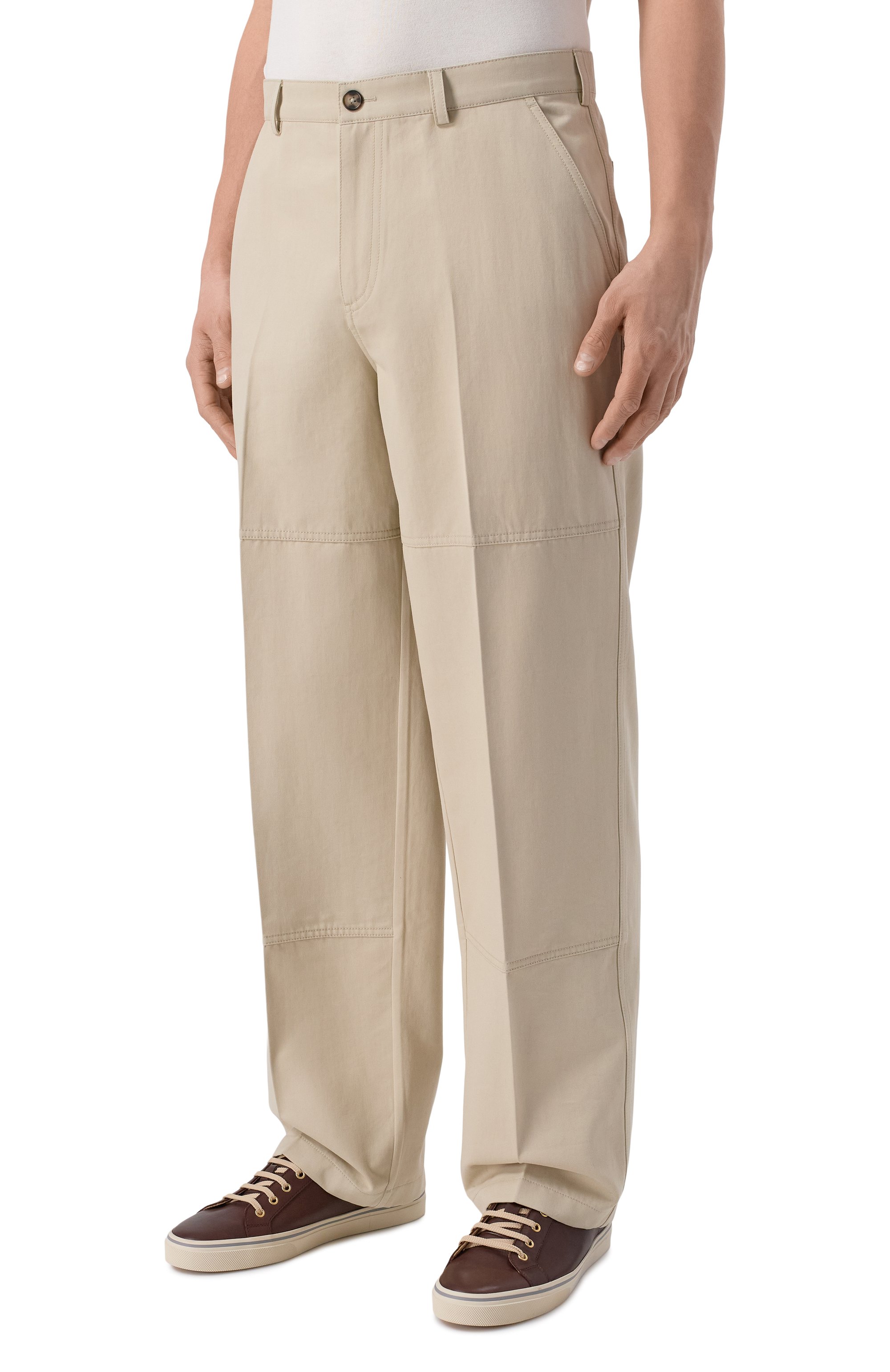 Брюки из хлопка и шерсти 12 STOREEZ, арт. 135519, фото 3