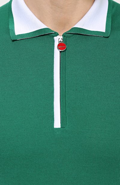 Хлопковое поло KITON, арт. UK571, фото 5