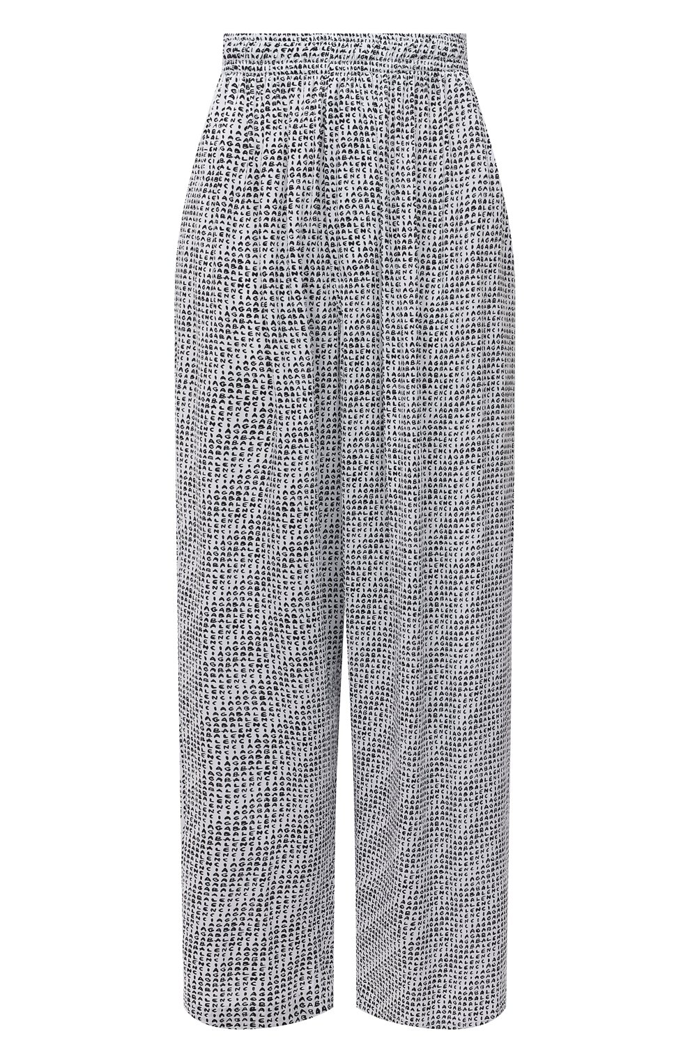 Брюки из вискозы BALENCIAGA черно-белого цвета по цене 86300 руб., арт. 658901/TKL44, фото 1 Брюки из вискозы BALENCIAGA, арт. 658901/TKL44, фото 1