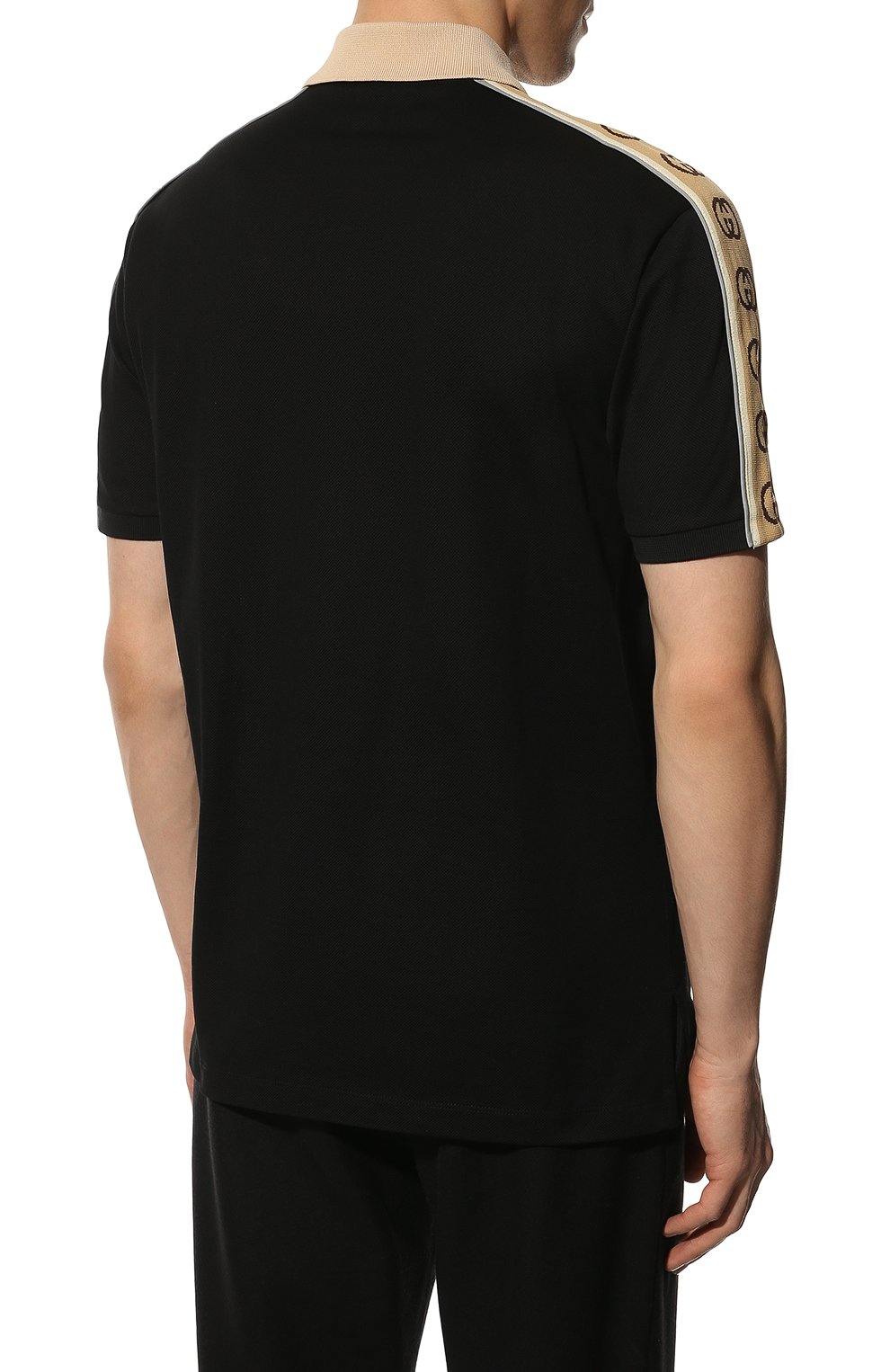 Хлопковое поло GUCCI, арт. 598949/XJB0Q, фото 4