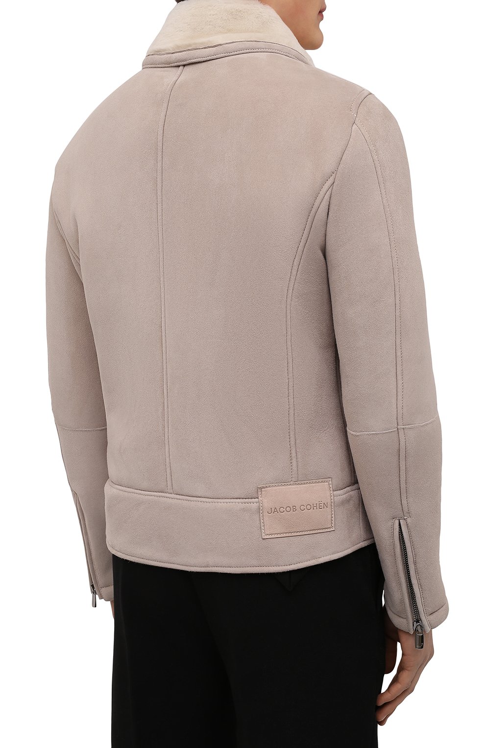 Дубленка JACOB COHEN бежевого цвета по цене 329500 руб., арт. U H 006 80 D 1214/A07, фото 4 Дубленка JACOB COHEN, арт. U H 006 80 D 1214/A07, фото 4