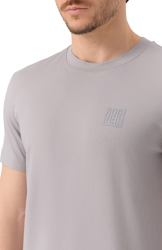 Хлопковая футболка Bogner 58086604_1 Серый  58086604_1 Фото 5