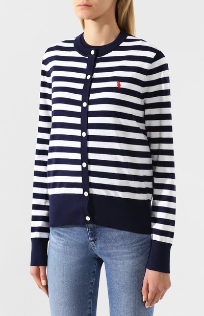 Хлопковый кардиган POLO RALPH LAUREN, арт. 211780396, фото 3