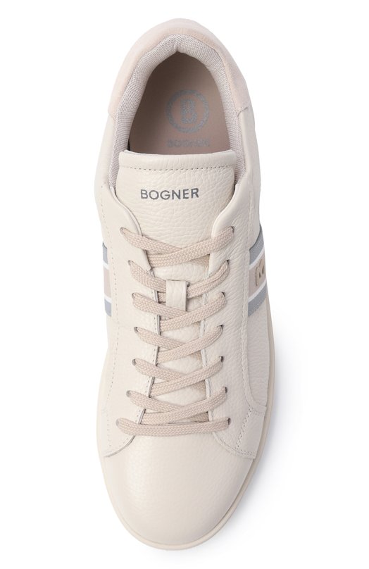 Кожаные кеды Columbus Bogner 12621375 Кремовый  12621375 Фото 5