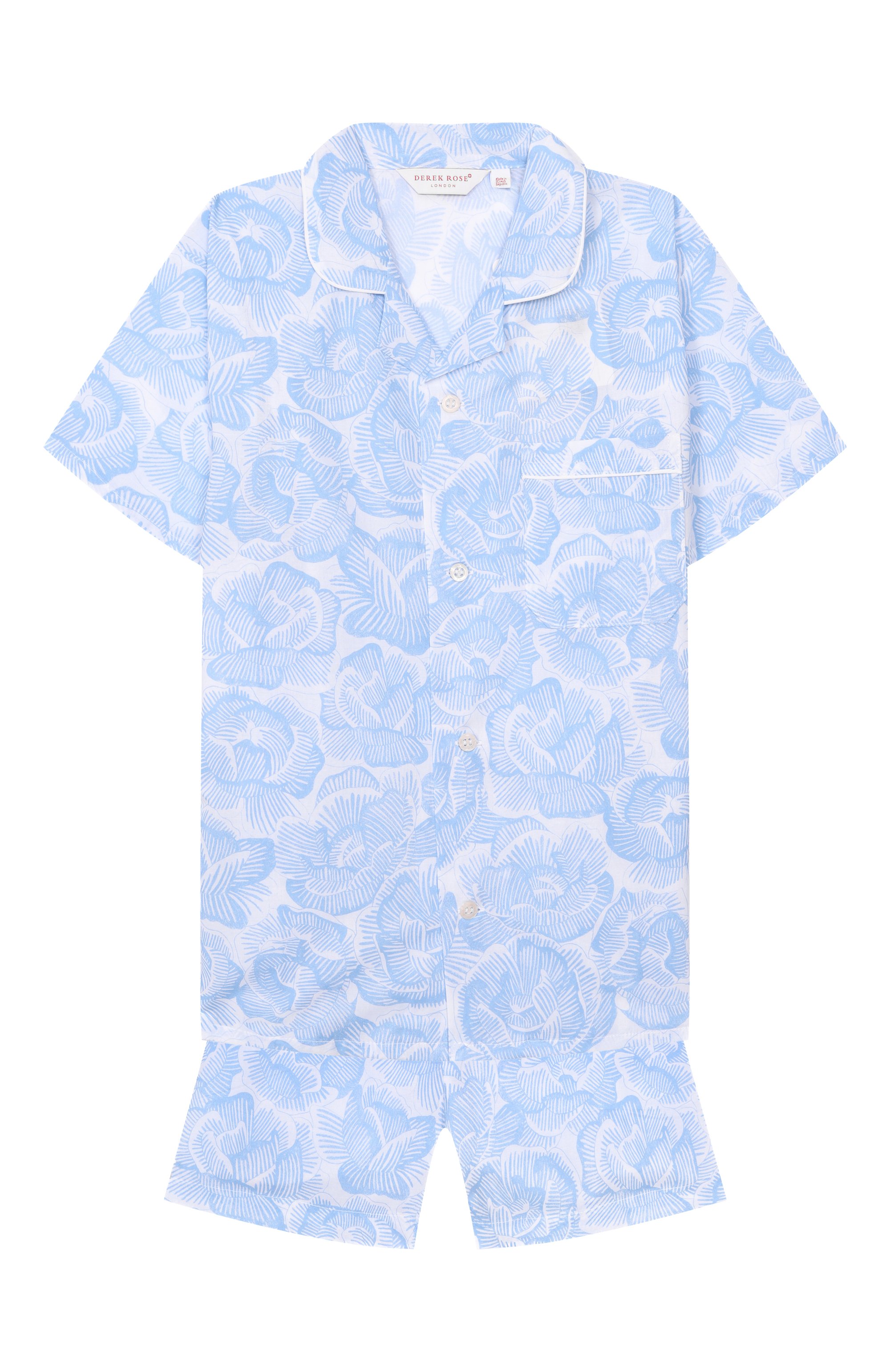 Хлопковая пижама DEREK ROSE, арт. 7035/LEDB092, фото 1