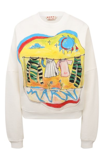 Женский хлопковый свитшот MARNI, арт. FLJE0185P3/USCV43