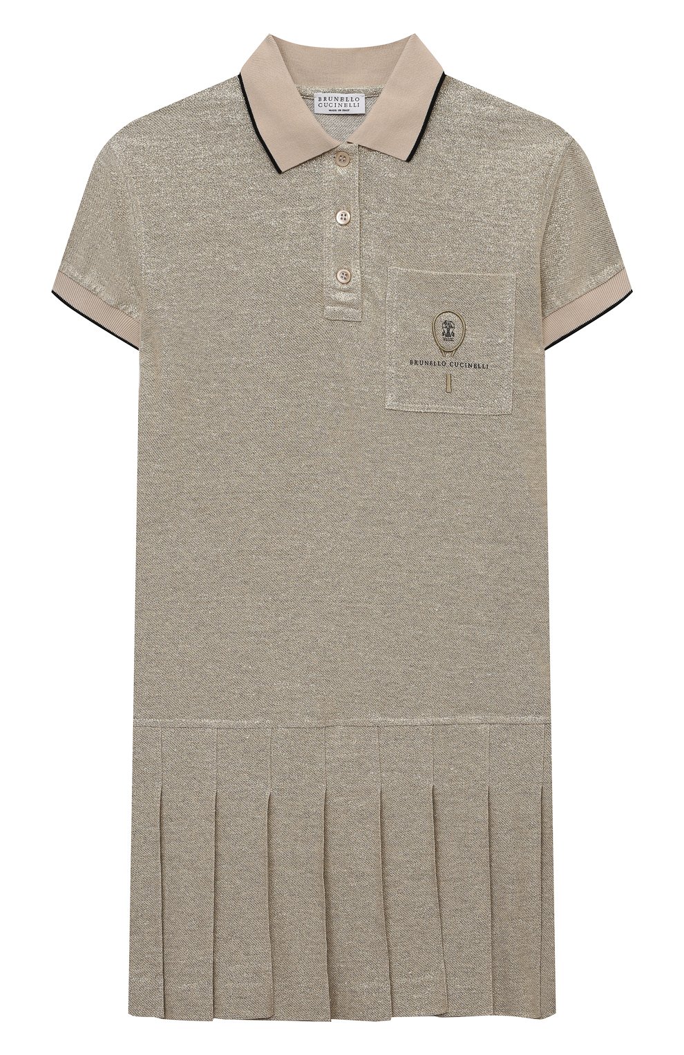 Платье изо льна и хлопка BRUNELLO CUCINELLI, арт. BL947A013B, фото 1