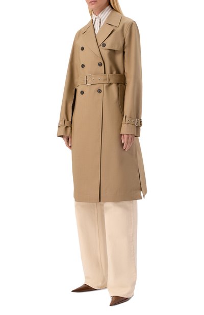 Тренч FENDI бежевого цвета по цене 691000 руб., арт. FF6241/B1UE, фото 3 Тренч FENDI, арт. FF6241/B1UE, фото 3
