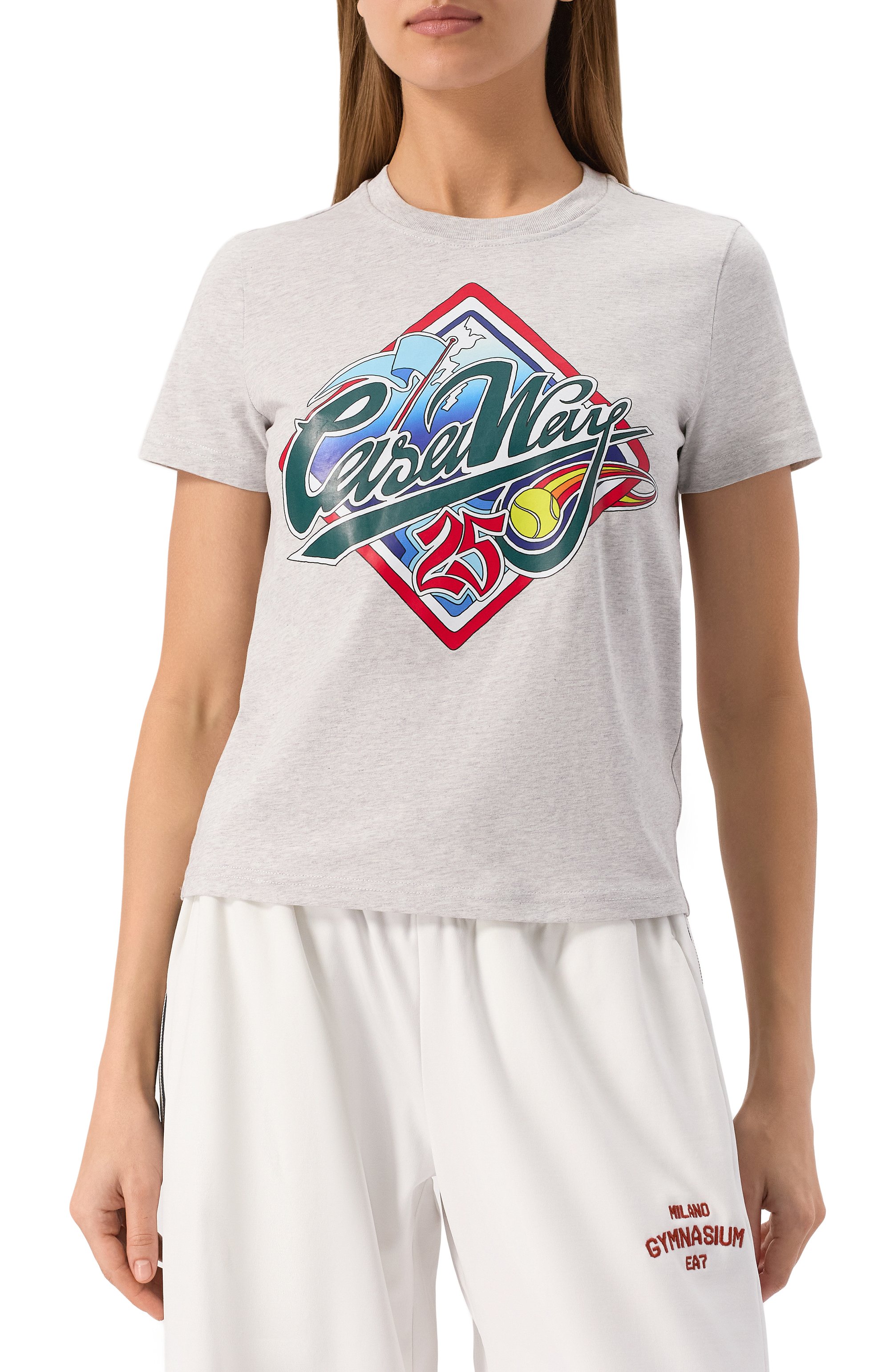 Хлопковая футболка CASABLANCA, арт. WS25-JTS-020-03, фото 3