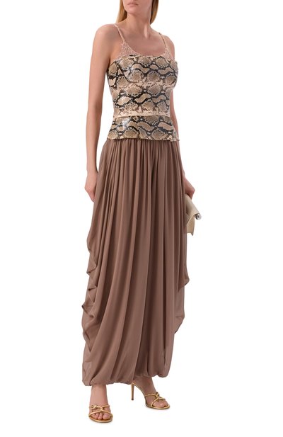 Шелковые брюки ELIE SAAB, арт. P0199NS26/SI001, фото 2