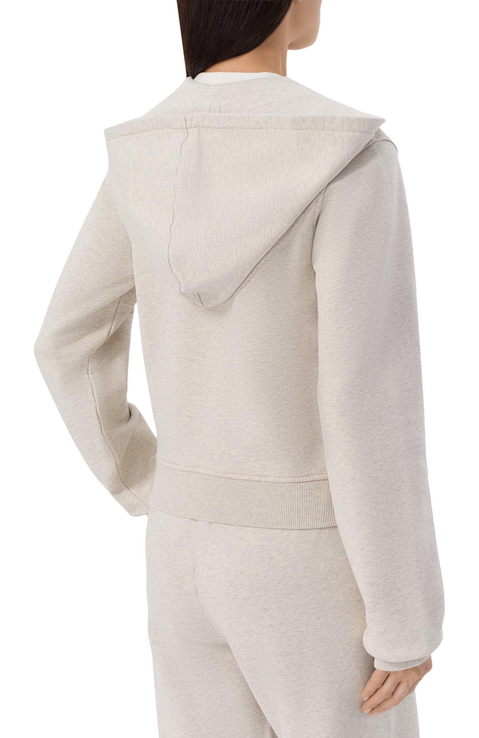 Хлопковая толстовка OFF-WHITE светло-серого цвета по цене 69950 руб., арт. 2FE00510T, фото 4 Хлопковая толстовка OFF-WHITE, арт. 2FE00510T, фото 4