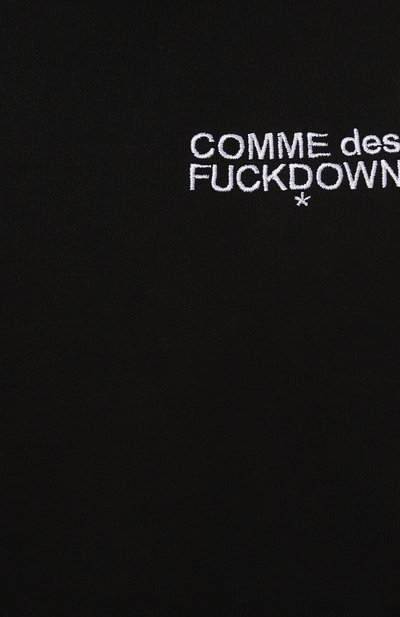 Хлопковое худи COMME DES FUCKDOWN, арт. CFABW00009, фото 5
