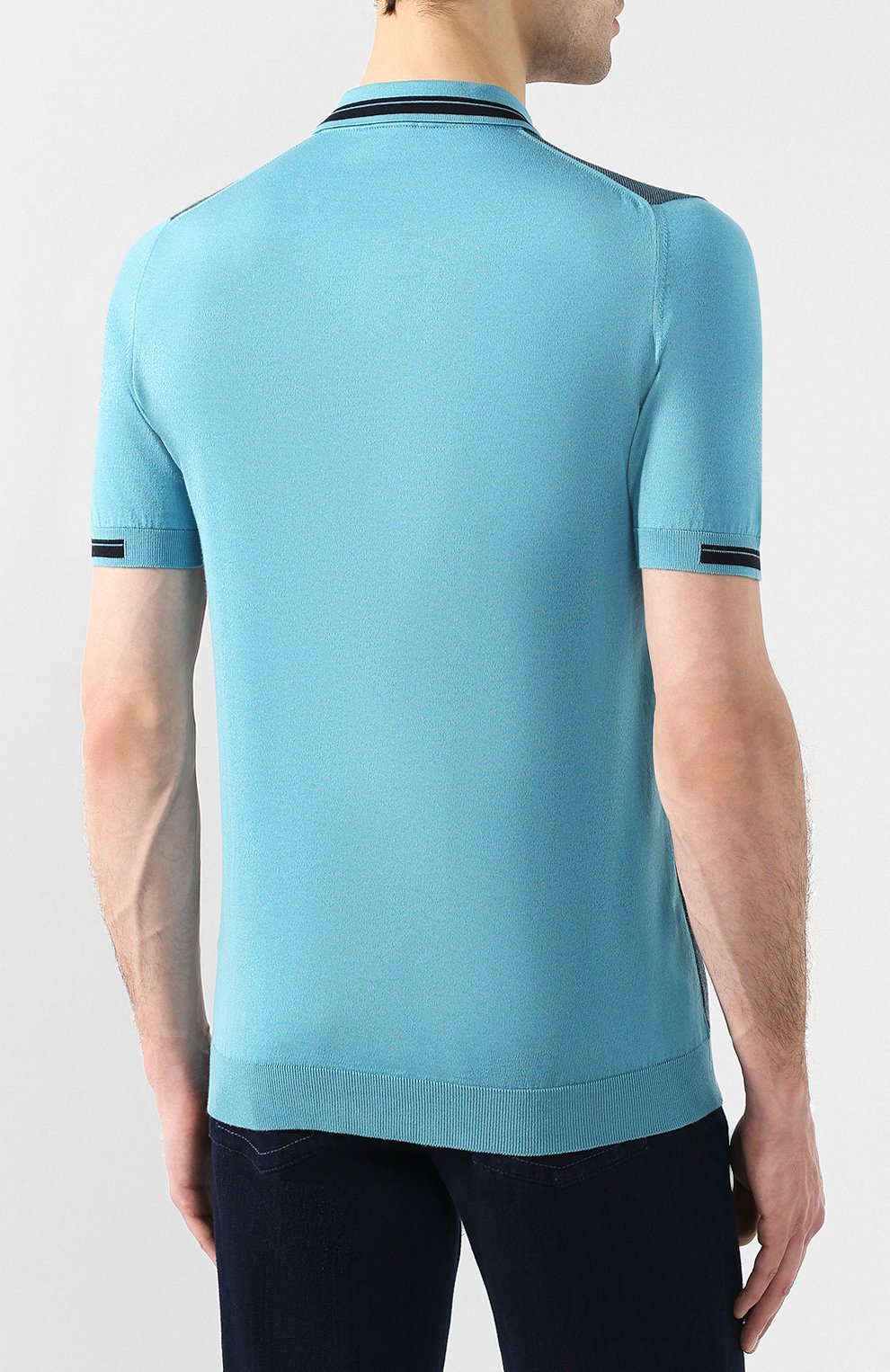 Хлопковое поло KITON, арт. UK711, фото 4