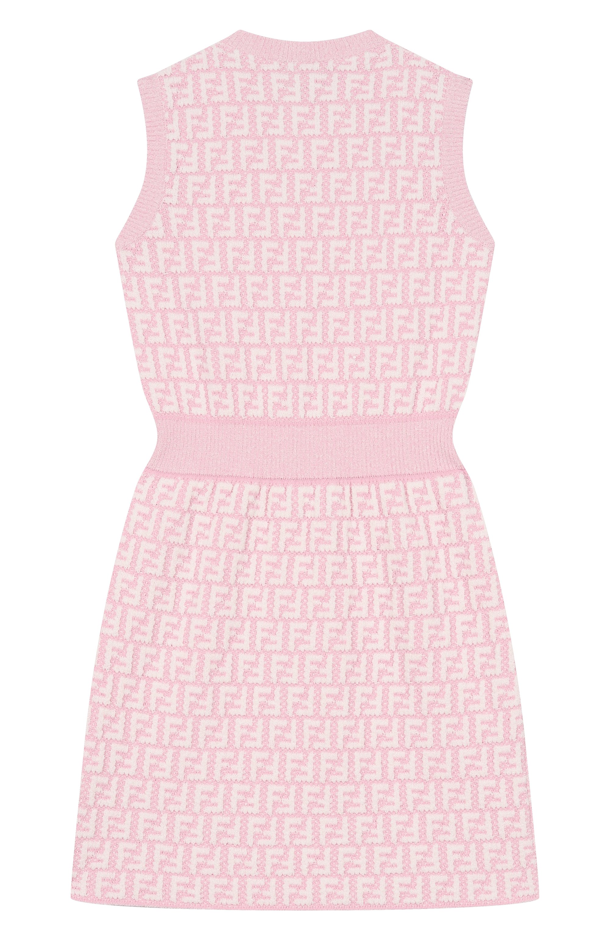 Платье из хлопка и вискозы FENDI, арт. JFG237/AVW7, фото 2