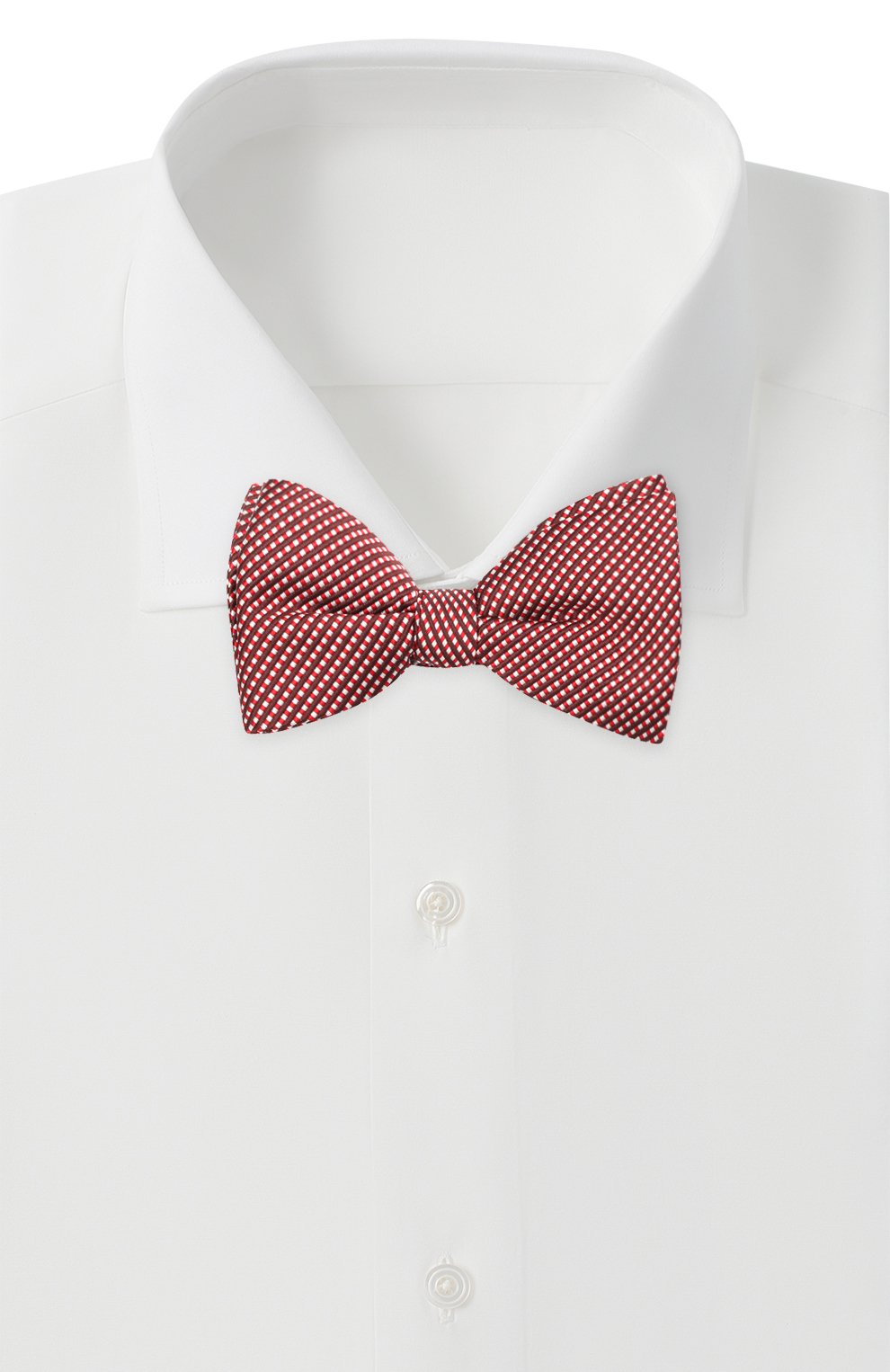 Галстук-бабочка из шелка и хлопка LANVIN, арт. 2133/B0W TIE, фото 2
