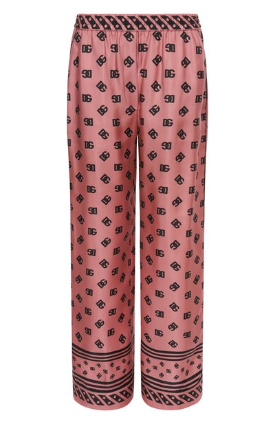 Женские шелковые брюки DOLCE & GABBANA, арт. FTAMPT/GDCVJ