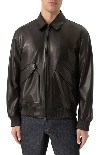 Кожаный бомбер MVST, арт. 54205/48-56, фото 3