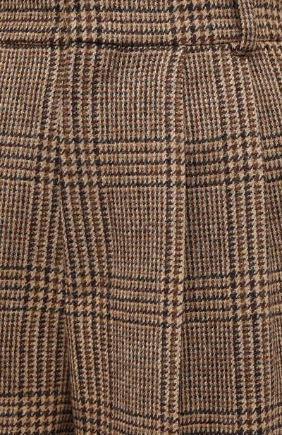 Шерстяные шорты CELINE бежевого цвета по цене 89950 руб., арт. 2P444222K, фото 5 Шерстяные шорты CELINE, арт. 2P444222K, фото 5