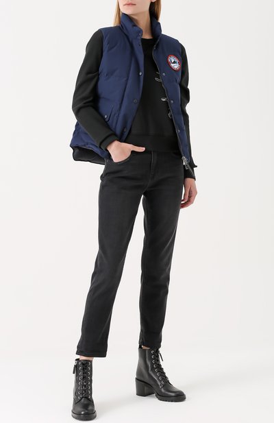 Пуховый стеганый жилет с логотипом бренда ARCTIC EXPLORER, арт. INDIG_NAVY_W, фото 2