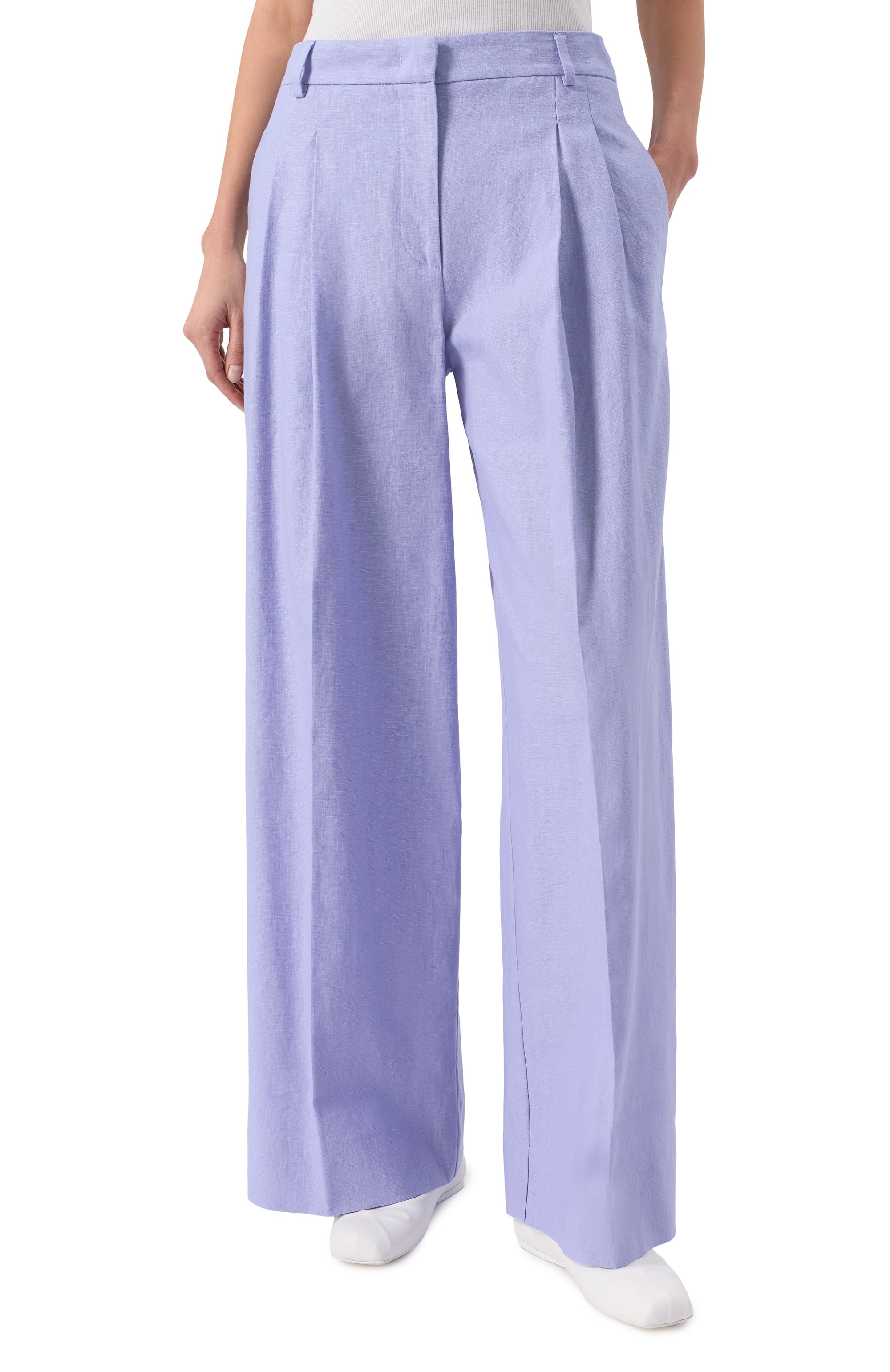 Брюки изо льна и хлопка LIU JO, арт. WA5076T1812, фото 3