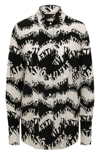 Шелковая рубашка VALENTINO, арт. XB0AB3B577Q, фото 1