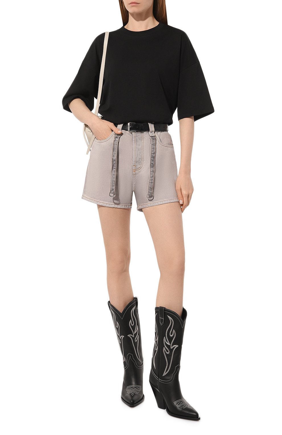 Джинсовые шорты OFF-WHITE, арт. 0WYC016S24DEN001, фото 2