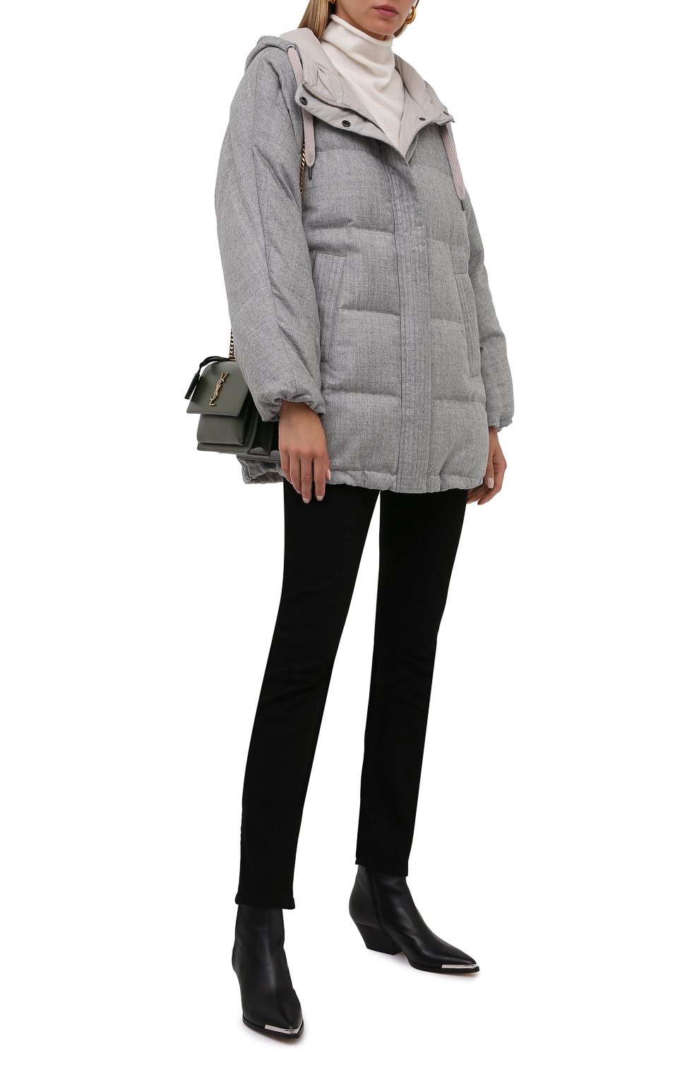 Шерстяной пуховик BRUNELLO CUCINELLI, арт. MT5972770, фото 2