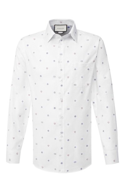 Хлопковая рубашка GUCCI, арт. 625883/ZAEDI, фото 1
