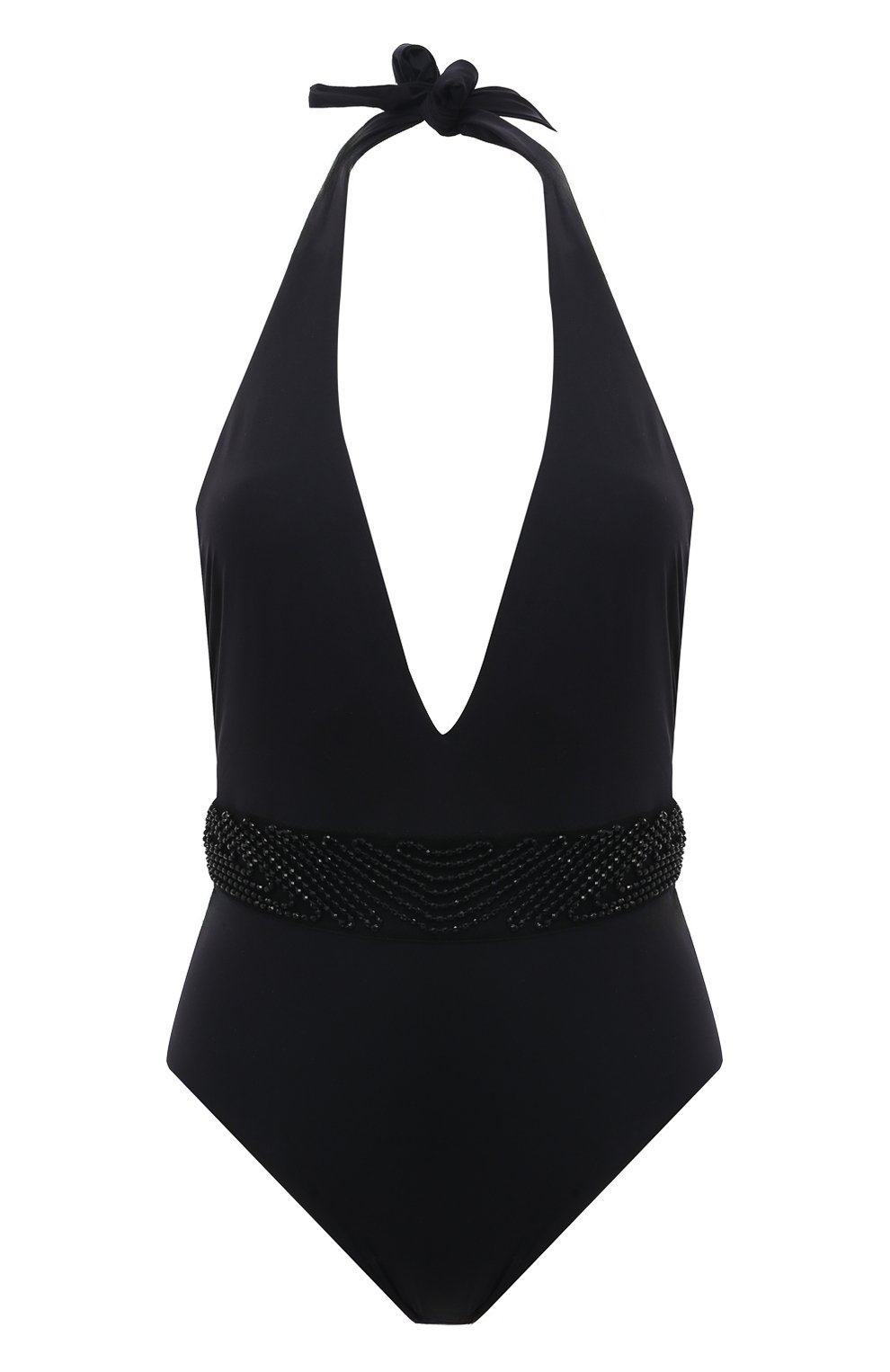 Слитный купальник LA PERLA черного цвета по цене 79150 руб., арт. PLBG80040, фото 1 Слитный купальник LA PERLA, арт. PLBG80040, фото 1