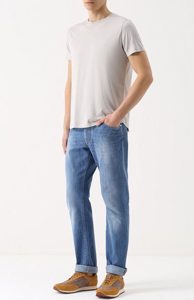 Замшевые кроссовки week end walk на шнуровке LORO PIANA, арт. FAF4222, фото 2