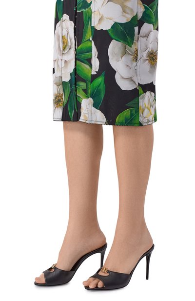 Кожаные мюли keira 85 DOLCE & GABBANA, арт. CR1978/A1953, фото 2