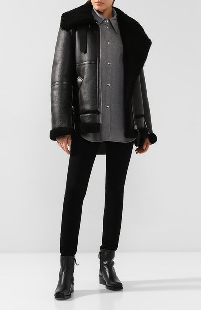 Дубленка ACNE STUDIOS черного цвета по цене 375500 руб., арт. A70022, фото 2 Дубленка ACNE STUDIOS, арт. A70022, фото 2