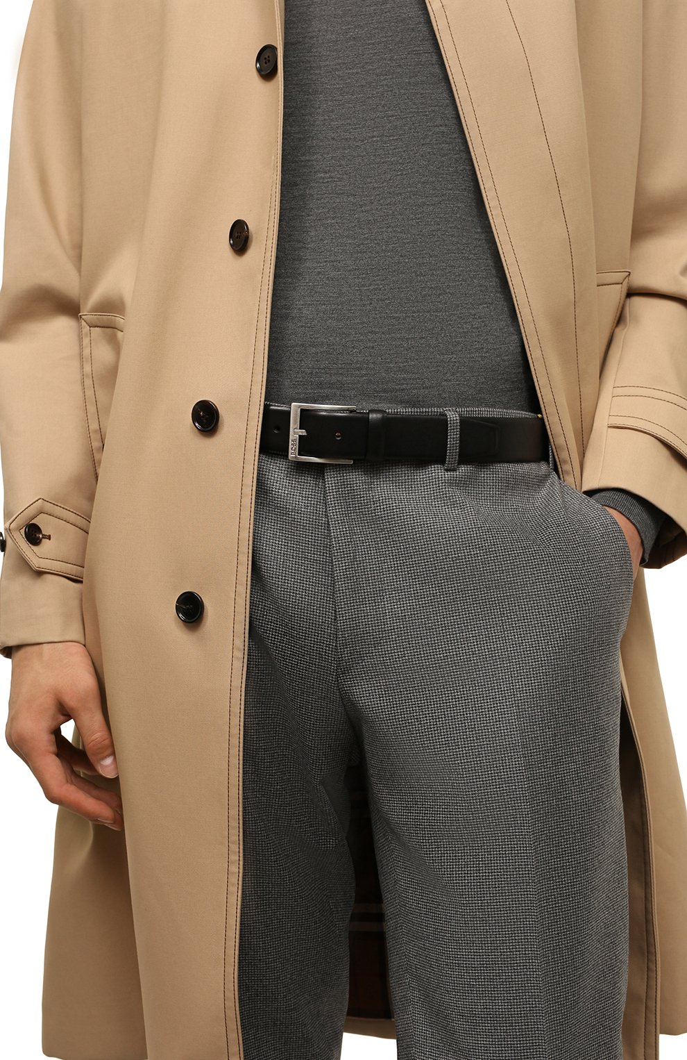 Кожаный ремень BOSS, арт. 50471170, фото 2