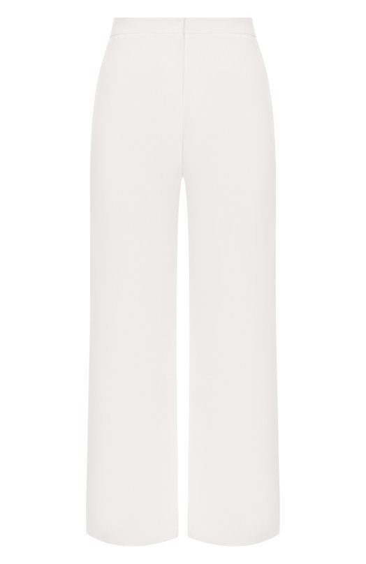 Брюки из вискозы и льна Max Mara Studio VICARI0 Белый VICARI0