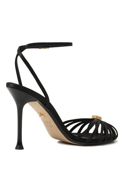 Текстильные босоножки ALEVI MILANO, арт. L24WC001.R.0878997/BL0G SATIN, фото 5