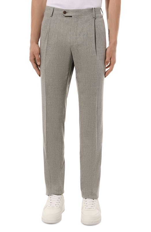Брюки из шерсти и кашемира Corneliani 945B03-9418540 Серый  945B03-9418540 Фото 3