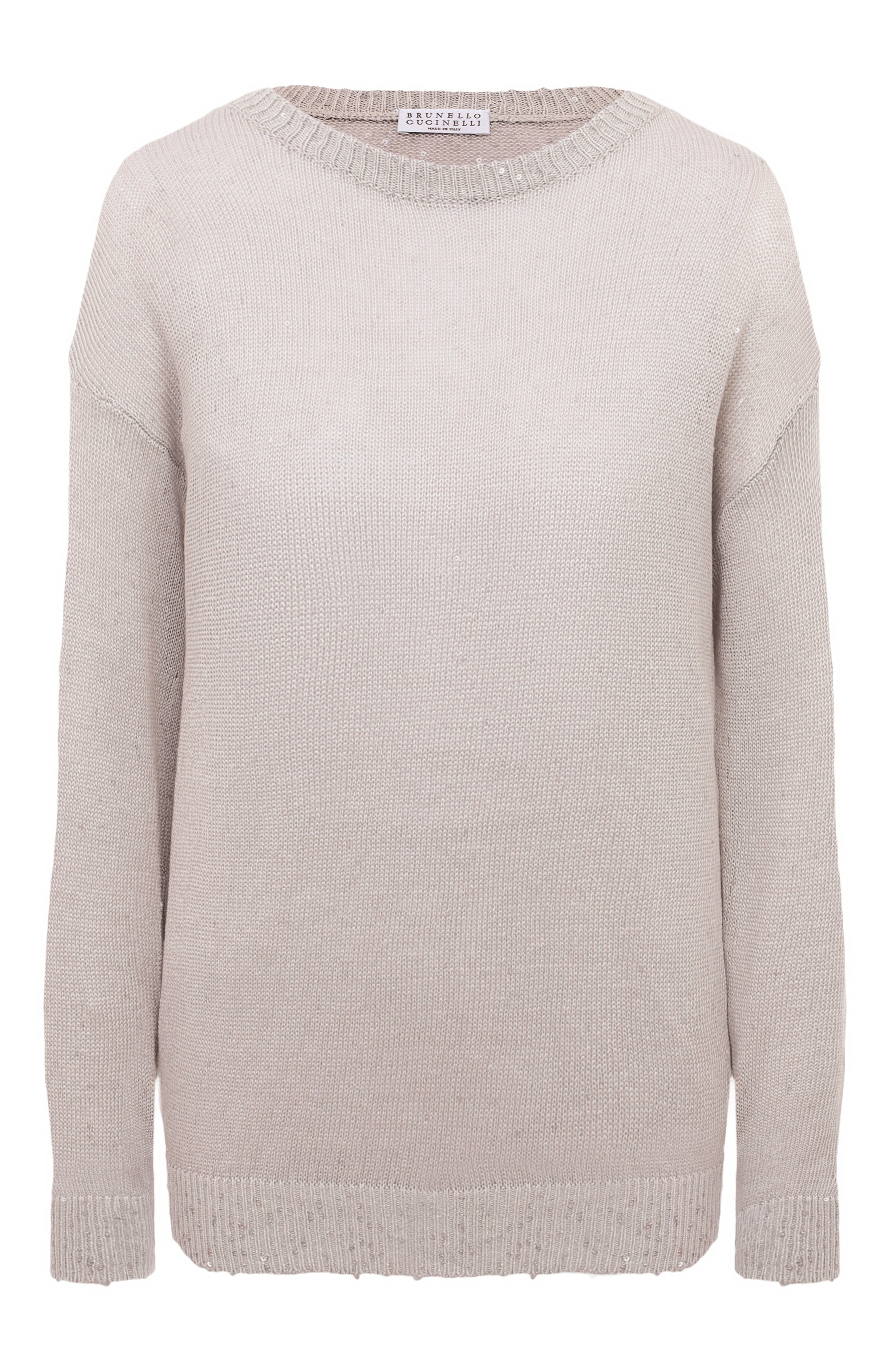 Пуловер изо льна и шелка BRUNELLO CUCINELLI, арт. M1000B1032, фото 1