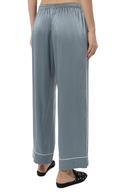Шелковая пижама Kleed Loungewear R0LLER PYJAMA Голубой  R0LLER PYJAMA Фото 6